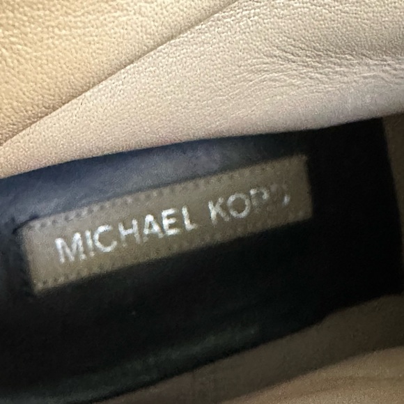 Michael Kors Crosby low Moto boot/black leather harness/polished hardware. Sz 7 - Picture 9 of 11